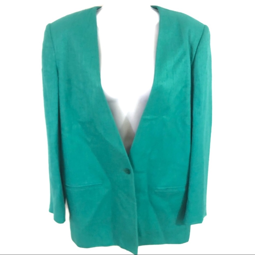 Vintage Richard Evans women’s blazer green 14